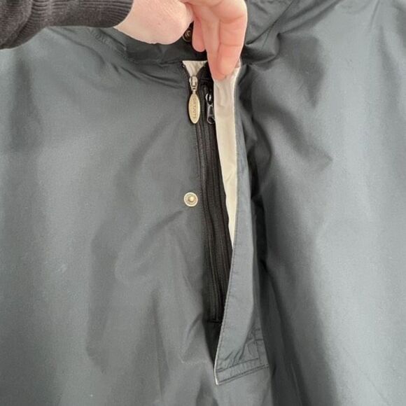 FJ FootJoy DryJoys Mens Black Short Sleeve 1/2 Zip Windbreaker Jacket Size Large - Picture 5 of 12